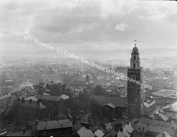 VIEW OF SHANDON STEEPLE FROM TOWER OF ST MARY'S CATHEDRAL